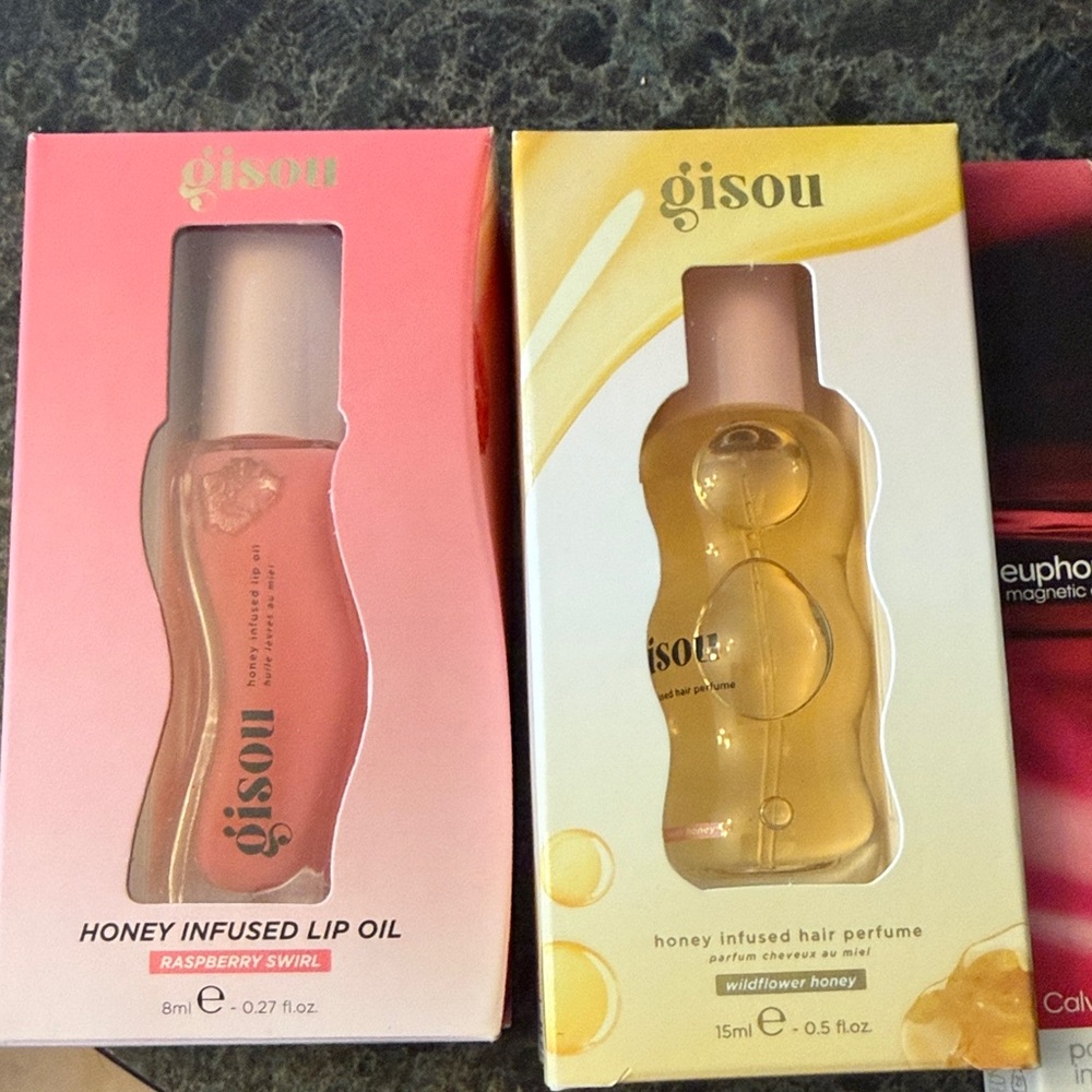 Gisou Honey Infused Hair Perfume - Wildflower Honey (Yellow) + euphoria